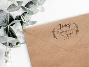 Jones Return Address Stamp