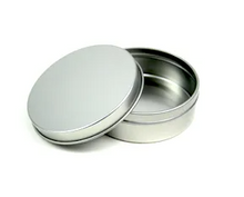 Load image into Gallery viewer, 5cm Silver tins for your wedding, party or event with custom message
