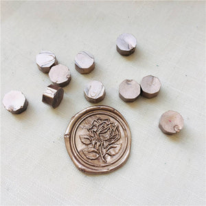 Blush pink wax seal kit with beautiful soft pastel colours
