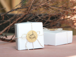 White Favour Boxes for Wedding Party