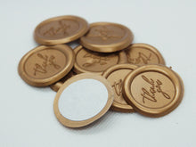 Load image into Gallery viewer, Thank You Wax Seal Sticker - Bronze Colour