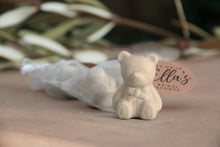Load image into Gallery viewer, Australian made Teddy bear soap for your event favour with personalised kraft tags