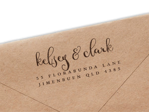 Kelsey & Clark Return Address Stamp