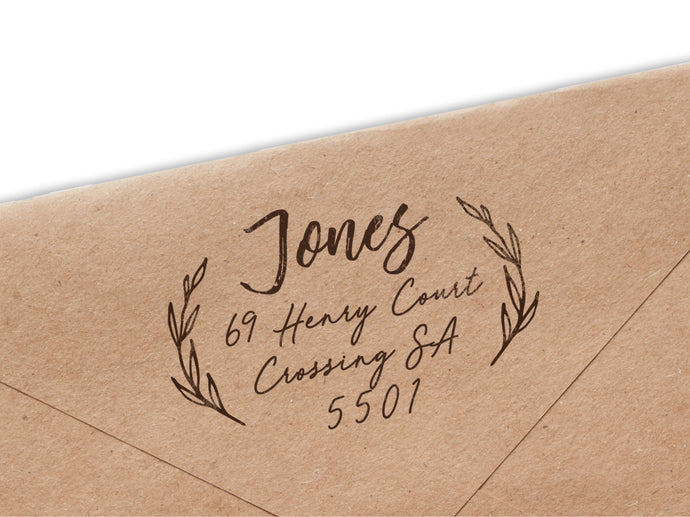 Jones Return Address Stamp