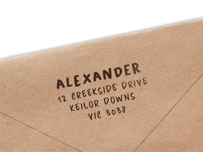 Alexander Return Address Stamp