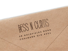 Load image into Gallery viewer, Bess &amp; Curtis Return Address Stamp