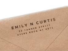 Load image into Gallery viewer, Emily &amp; Curtis Return Address Stamp