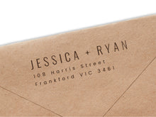 Load image into Gallery viewer, Jessica &amp; Ryan Return Address Stamp