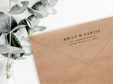 Load image into Gallery viewer, Emily &amp; Curtis Return Address Stamp