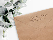 Load image into Gallery viewer, Jessica &amp; Ryan Return Address Stamp