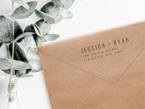 Jessica & Ryan Return Address Stamp