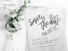 Load image into Gallery viewer, Adeline &amp; Alex Save the Date Stamp