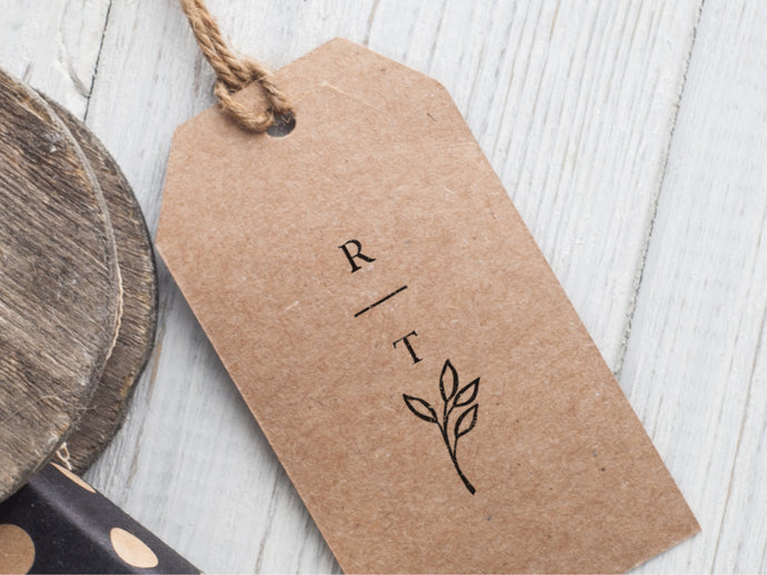 R & T Wedding Logo Stamp