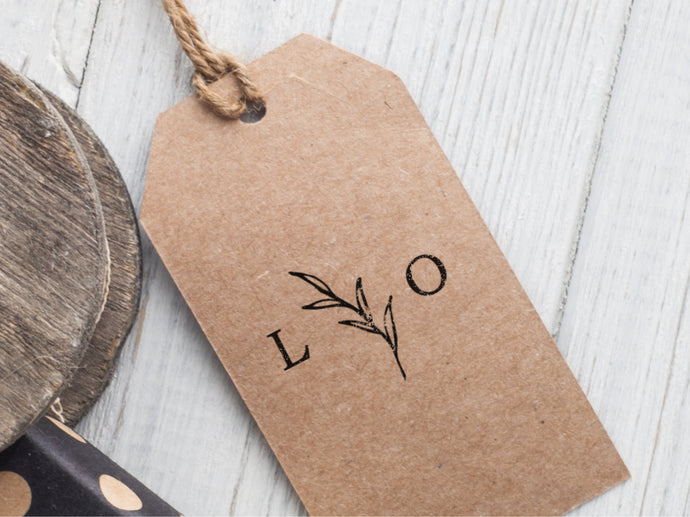 L & O Wedding Logo Stamp