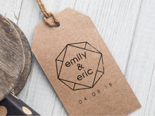 Load image into Gallery viewer, Emily &amp; Eric Wedding Logo Stamp