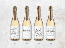 Load image into Gallery viewer, Mini Personalised Bridesmaid Proposal Champagne Label