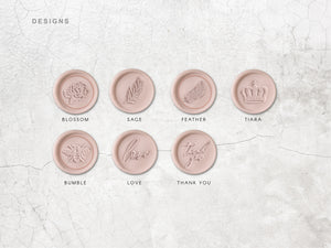 Blush pink wax seal kit II with beautiful soft pastel colours