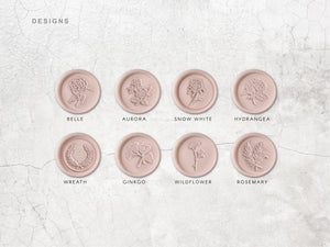 Blush pink wax seal kit with beautiful soft pastel colours