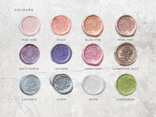 Load image into Gallery viewer, Blush pink wax seal kit II with beautiful soft pastel colours
