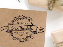Load image into Gallery viewer, Harper &amp; Noah Save the Date Stamp