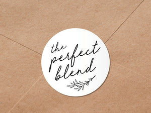 Popular wedding stickers with a calligraphy font and modern design