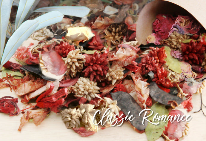 Classic Romance blend - cones and environmental friendly flower confetti set from Kooka Paperie