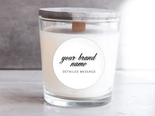 Load image into Gallery viewer, Cosmetic jar packaging stickers with your logo or our design template