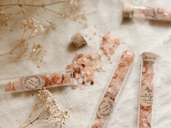 Glass test tubes with custom word  for your wedding, party or event