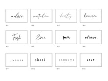 Load image into Gallery viewer, Custom wooden tag wedding place card