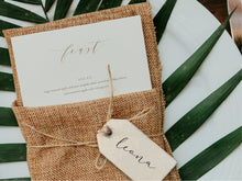 Load image into Gallery viewer, Custom wooden tag wedding place card