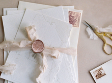 Load image into Gallery viewer, Blush pink wax seal kit with beautiful soft pastel colours