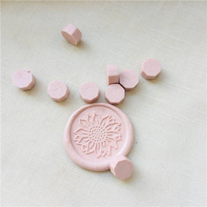 Blush pink wax seal kit with beautiful soft pastel colours